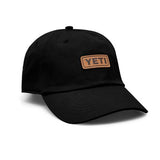 Yeti - Badge Logo Leather Soft Crown Hat